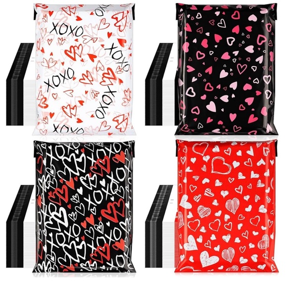 sinload Other - 20 Pcs (5 of each) Large Valentine's Day Poly Mailers 10 x 13 Inch Shipping Bags